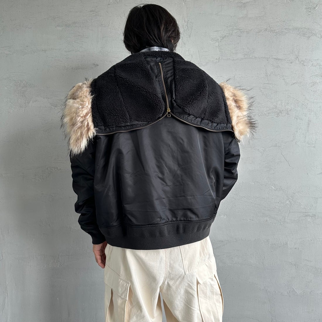 MILITARY [ミリタリー] 別注 N-2B オーバーサイズフライトジャケット