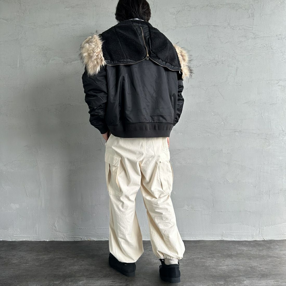 MILITARY [ミリタリー] 別注 N-2B オーバーサイズフライトジャケット