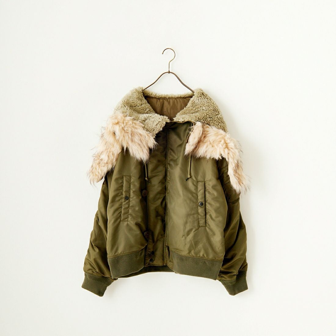 MILITARY [ミリタリー] 別注 N-2B オーバーサイズフライトジャケット [T-24789002-JF] KHAKI