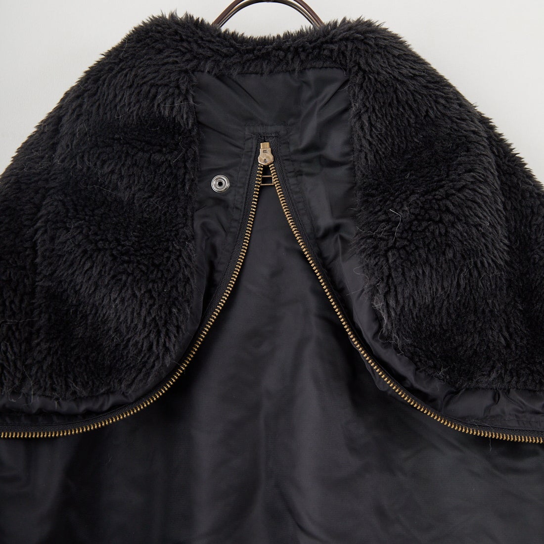 MILITARY [ミリタリー] 別注 N-2B オーバーサイズフライトジャケット [T-24789002-JF] BLACK