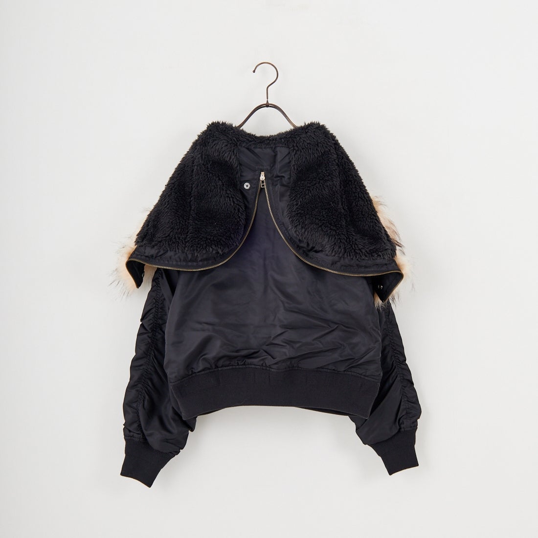 MILITARY [ミリタリー] 別注 N-2B オーバーサイズフライトジャケット [T-24789002-JF] BLACK
