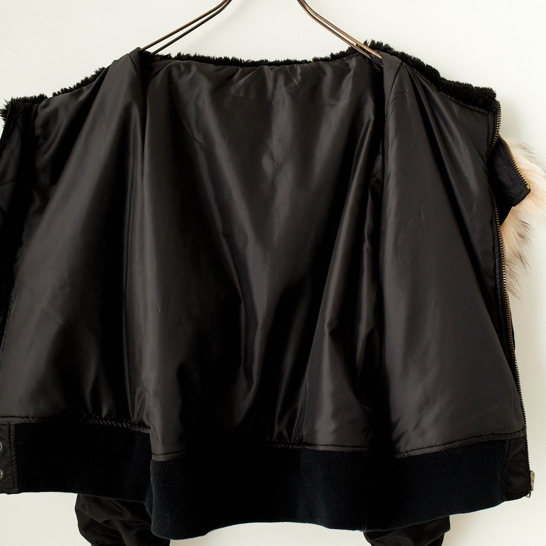 MILITARY [ミリタリー] 別注 N-2B オーバーサイズフライトジャケット [T-24789002-JF] BLACK