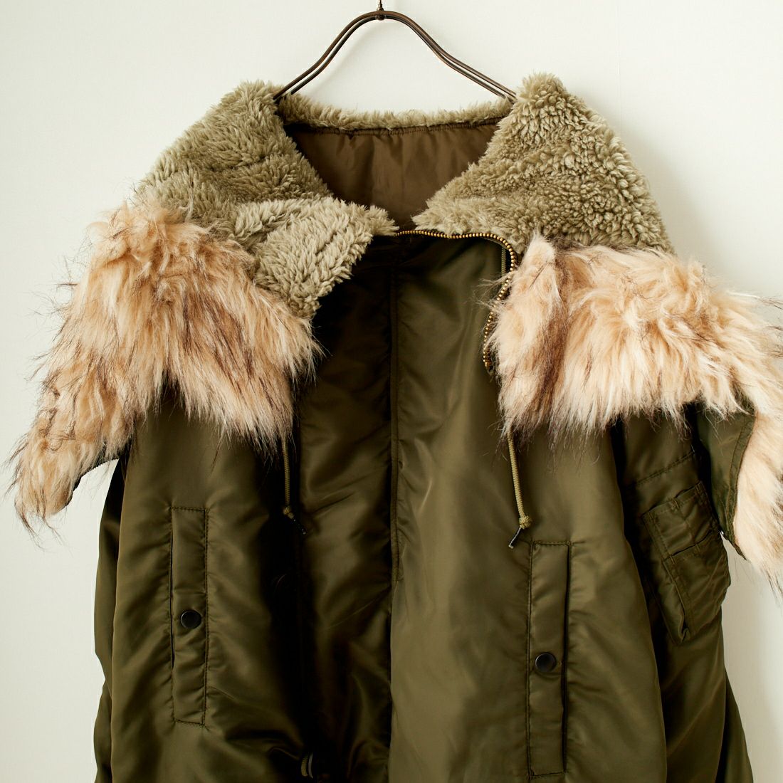 MILITARY [ミリタリー] 別注 N-2B オーバーサイズフライトジャケット