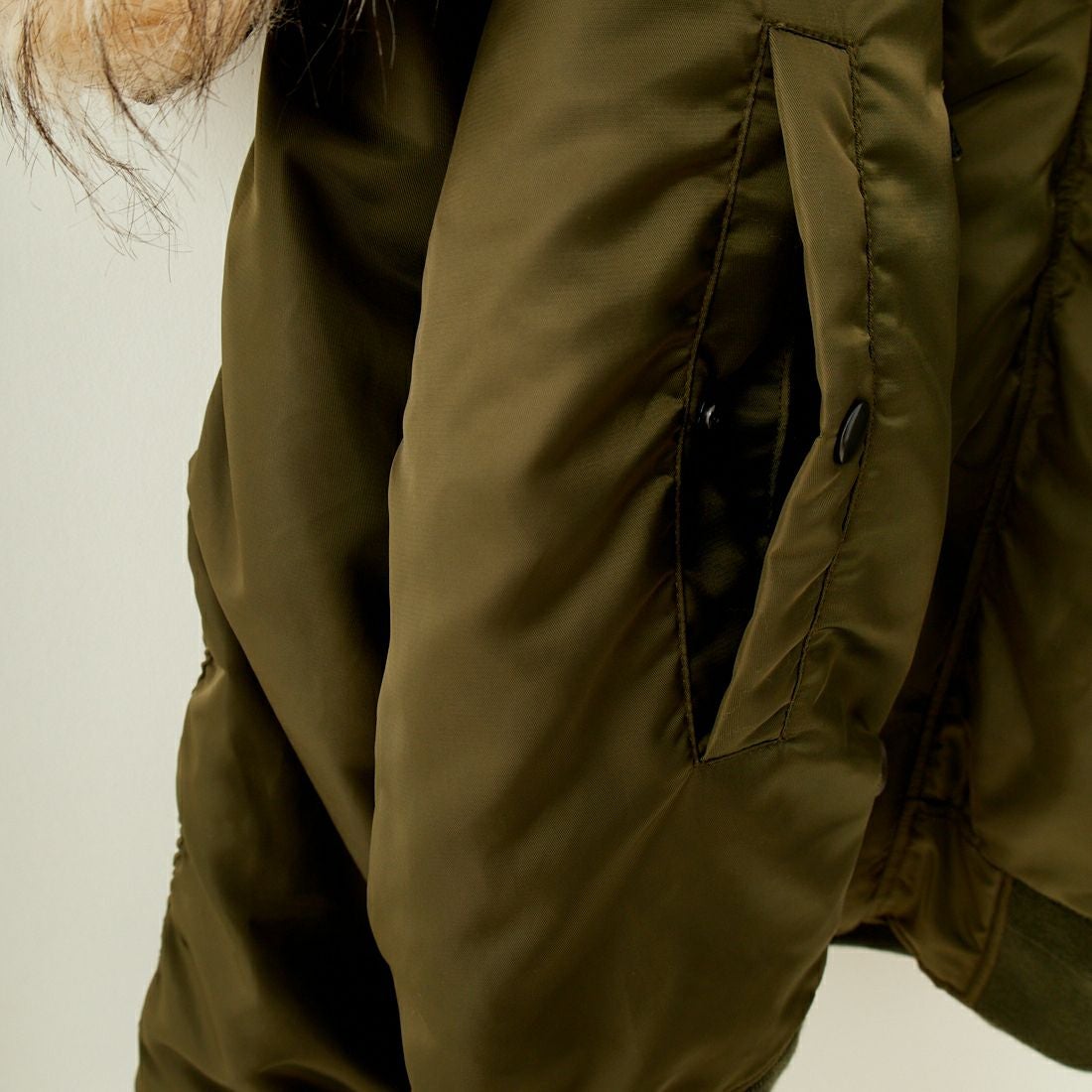 MILITARY [ミリタリー] 別注 N-2B オーバーサイズフライトジャケット [T-24789002-JF] KHAKI