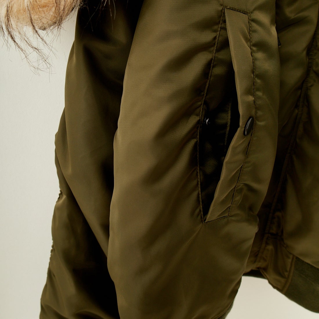 MILITARY [ミリタリー] 別注 N-2B オーバーサイズフライトジャケット [T-24789002-JF] KHAKI