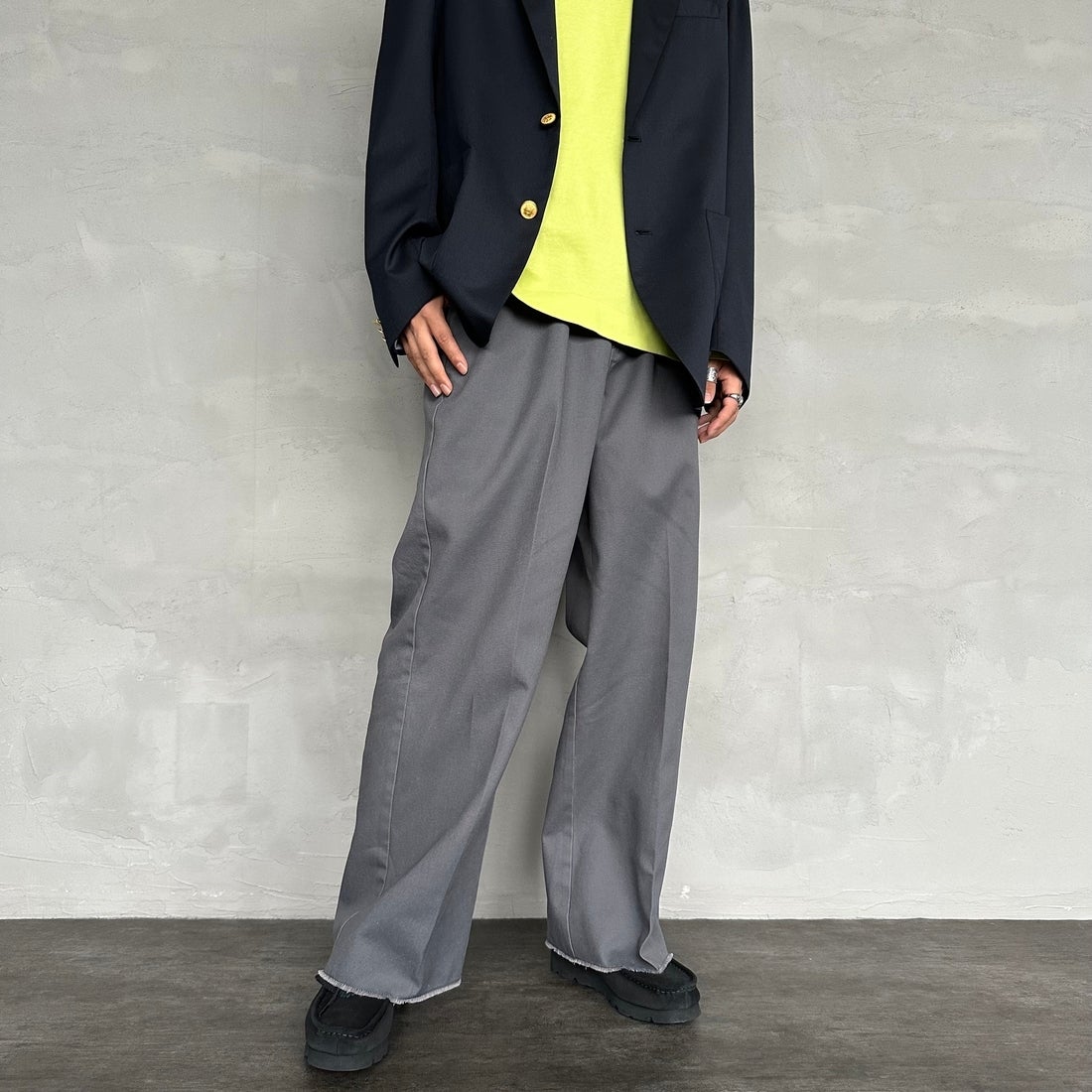 CHARCOAL&&モデル身長：179cm 着用サイズ：XXL&&