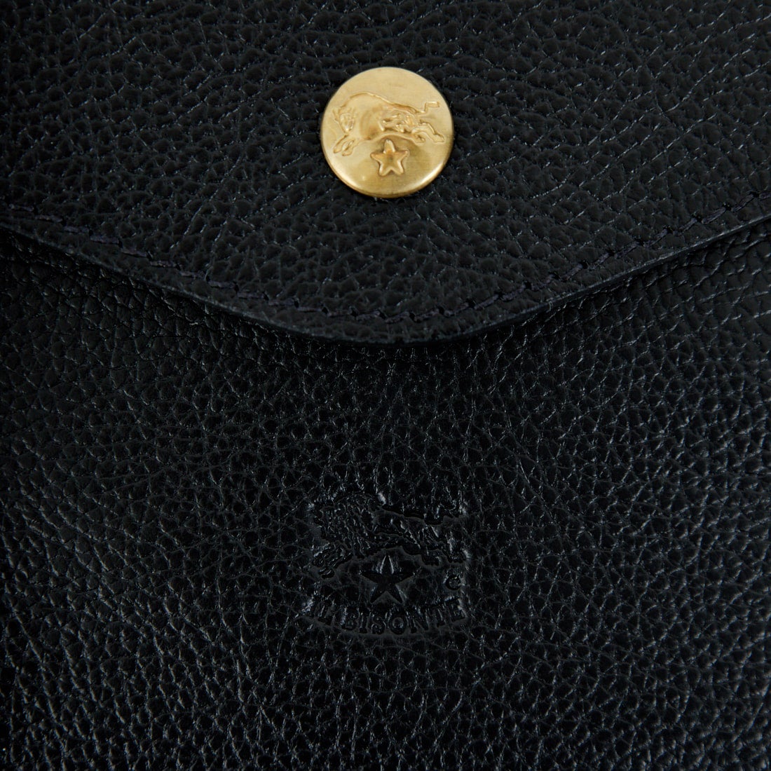 IL BISONTE [イルビゾンテ] レザーウォレット [411304] 35 ﾌﾞﾗｯｸ