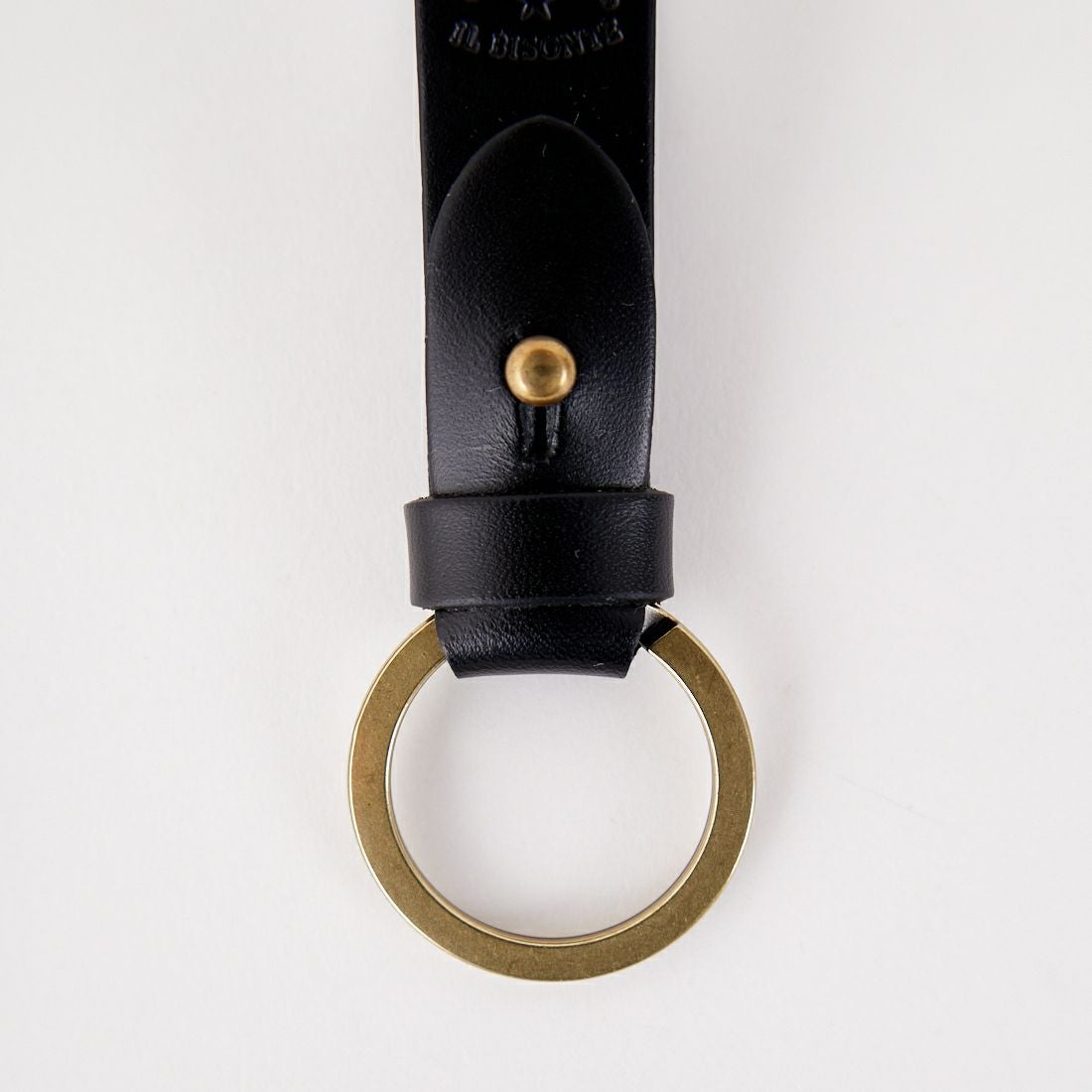 IL BISONTE [イルビゾンテ] レザーキーリング [5472305390] 35 ﾌﾞﾗｯｸ