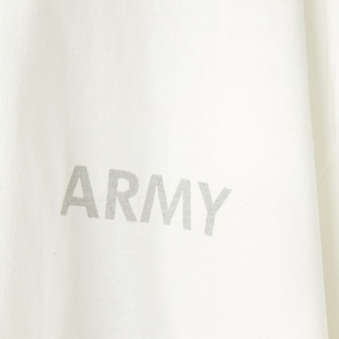 THRIFTY LOOK [スリフティールック] 別注 アーミープリントTシャツ [OE1401-JF] WHT