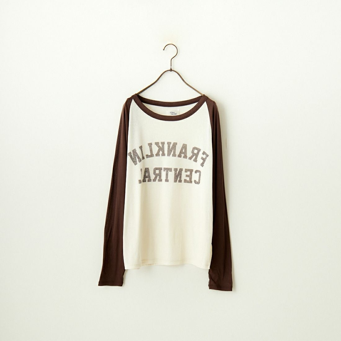 St.Johns 3rd club [セントジョンズサードクラブ] フランクリンセントラル シアーTシャツ [SJ24-12] OFF/BRN