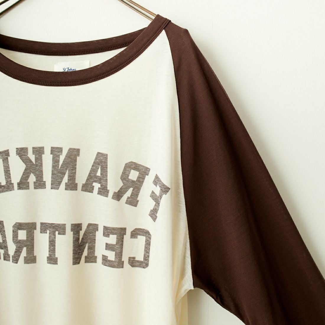 St.Johns 3rd club [セントジョンズサードクラブ] フランクリンセントラル シアーTシャツ [SJ24-12] OFF/BRN