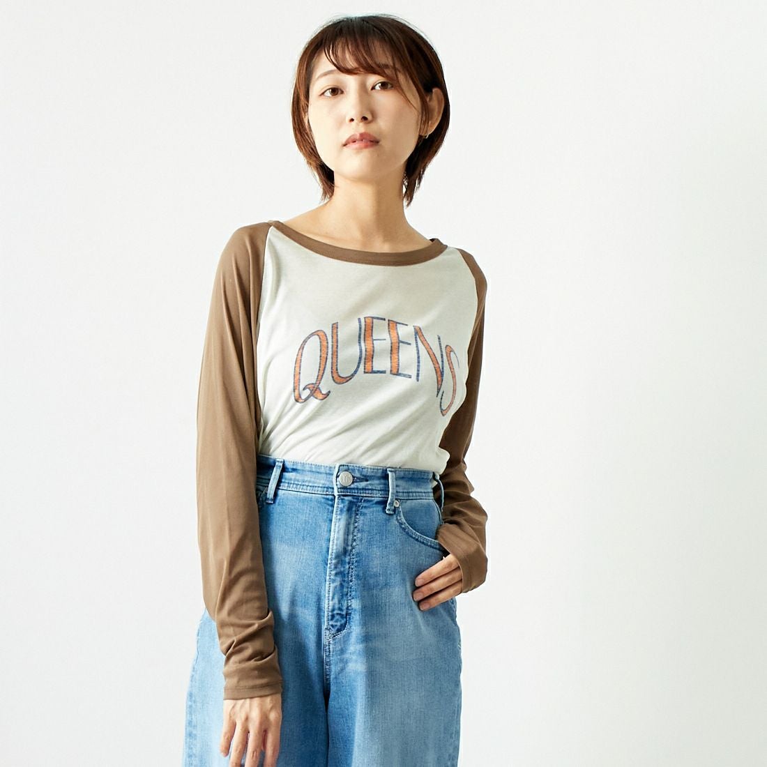 OFF/TAUPE&&モデル身長：167cm 着用サイズ：F&&