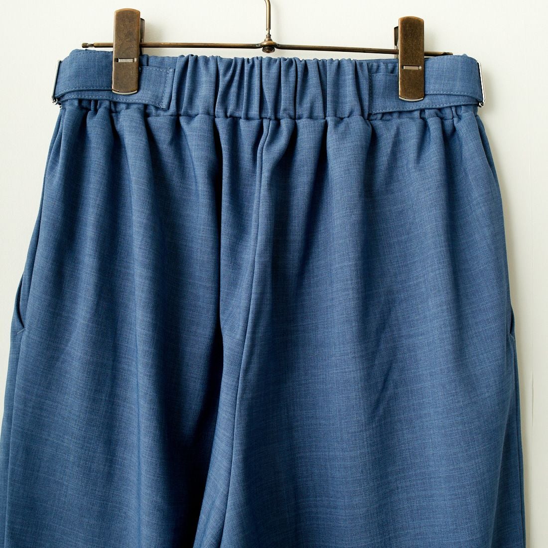 By/m [バイエム] センタープレスタックワイドパンツ [B24132055] 12 BLUE