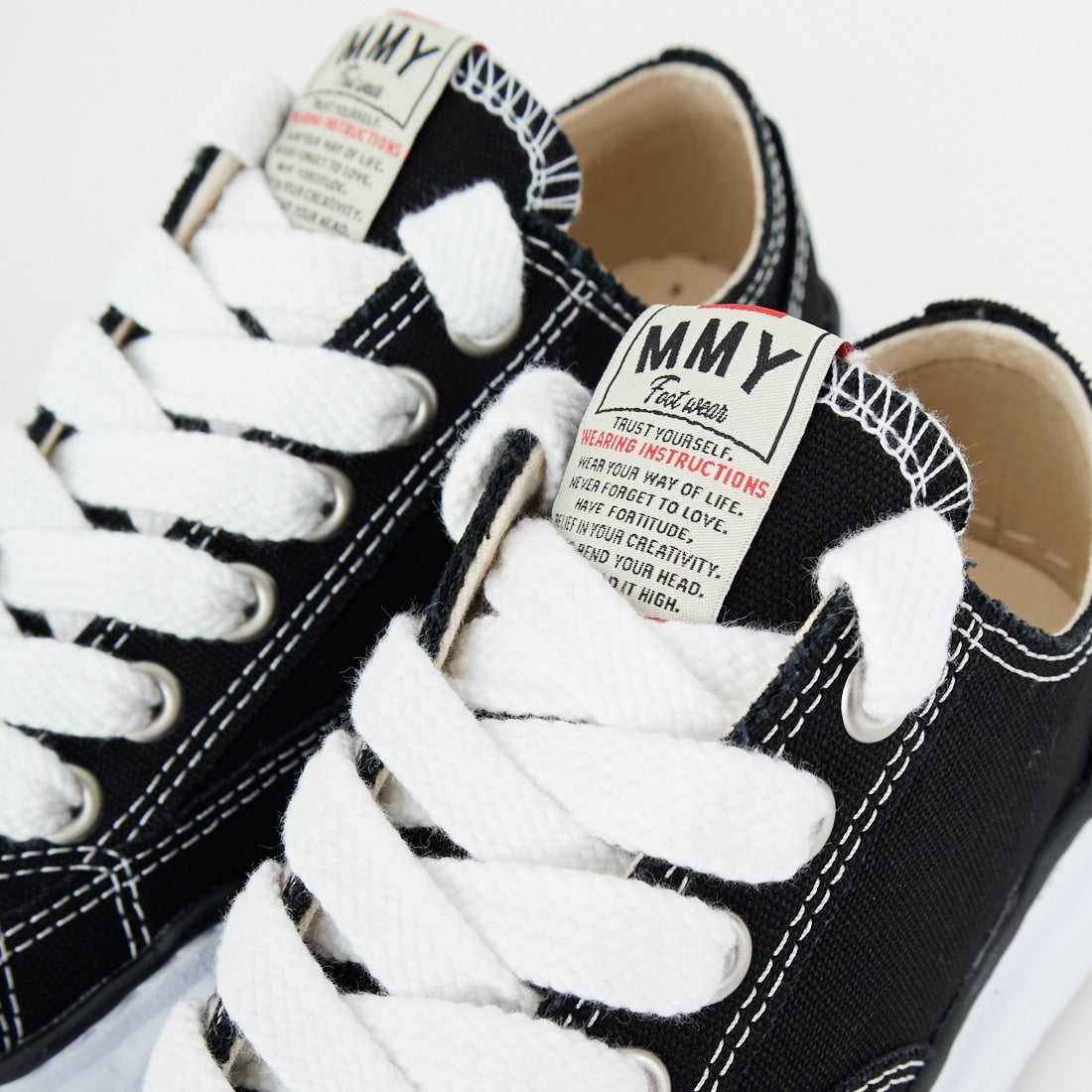 Maison MIHARA YASUHIRO [メゾン ミハラヤスヒロ] PETERSON ローカットスニーカー [A01FW702] BLACK