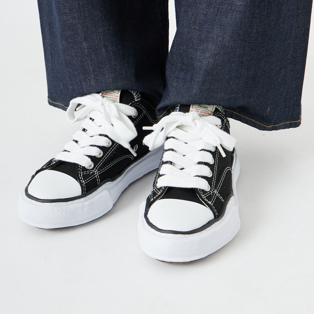 Maison MIHARA YASUHIRO [メゾン ミハラヤスヒロ] PETERSON ローカットスニーカー [A01FW702] BLACK