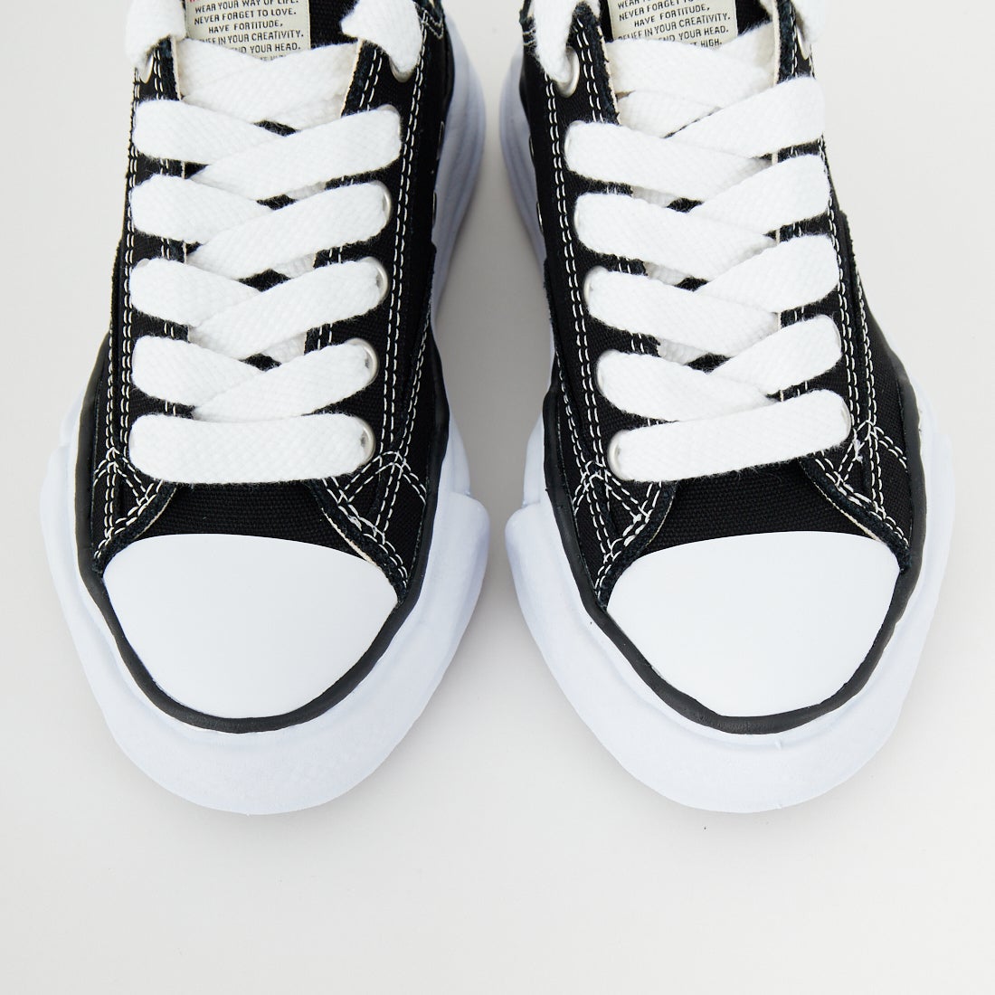 Maison MIHARA YASUHIRO [メゾン ミハラヤスヒロ] PETERSON ローカットスニーカー [A01FW702] BLACK