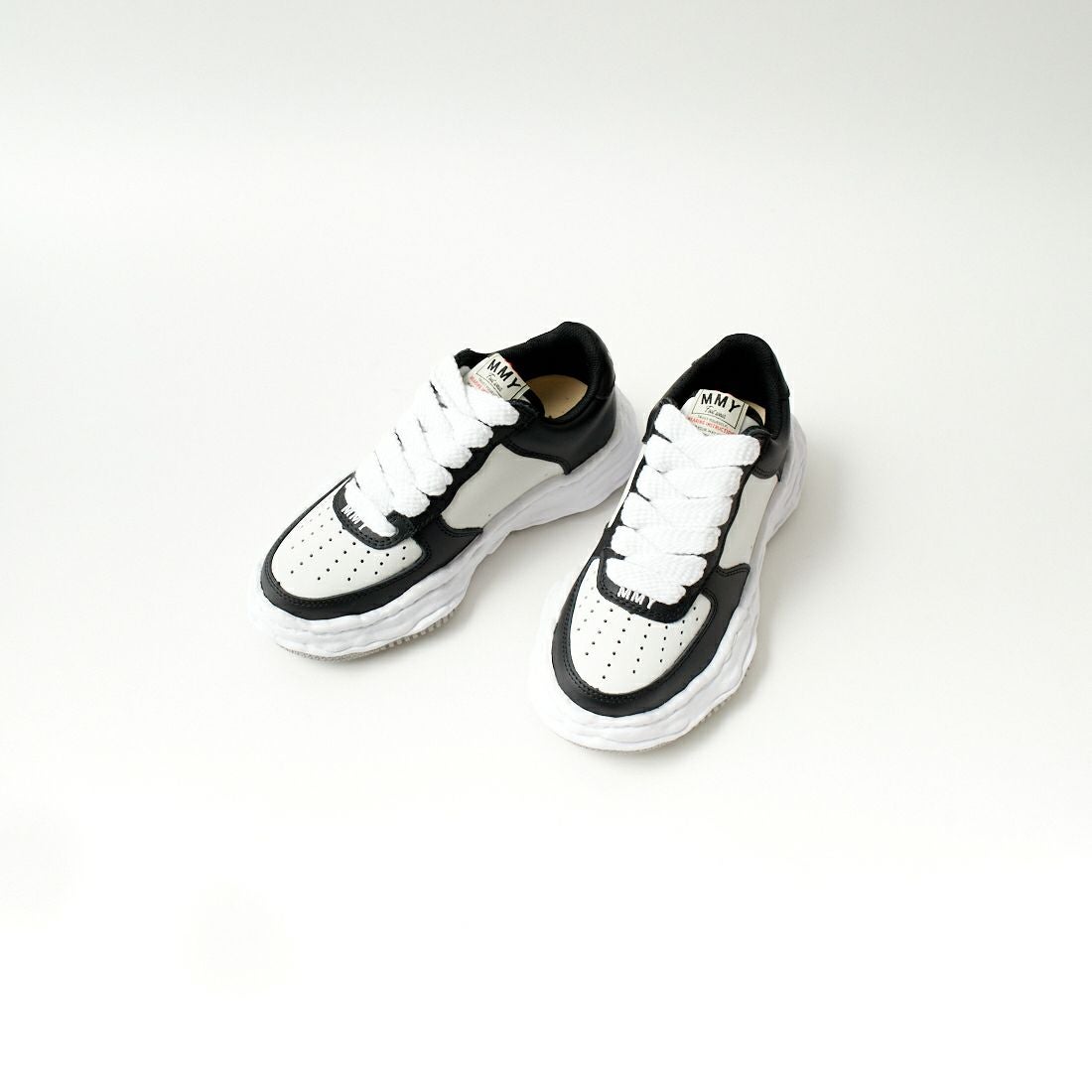Maison MIHARA YASUHIRO [メゾン ミハラヤスヒロ] WAYNE ローカットスニーカー [A08FW706] BLK/WHT