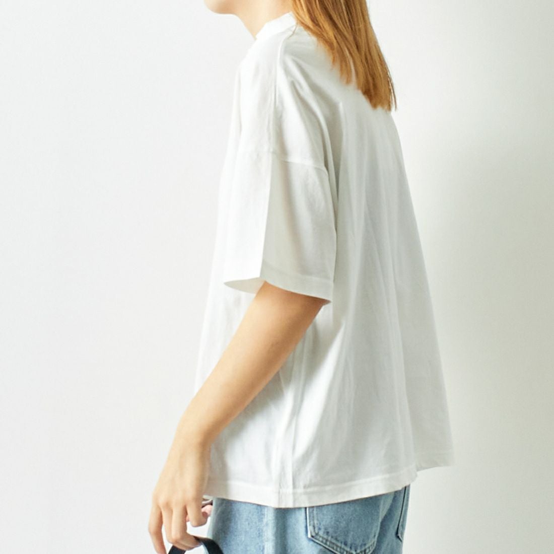 ESTROISLOSE [エストゥロワルーズ] プレミアム天竺 ハイネック 半袖Tシャツ [EC23201] 02 OFF