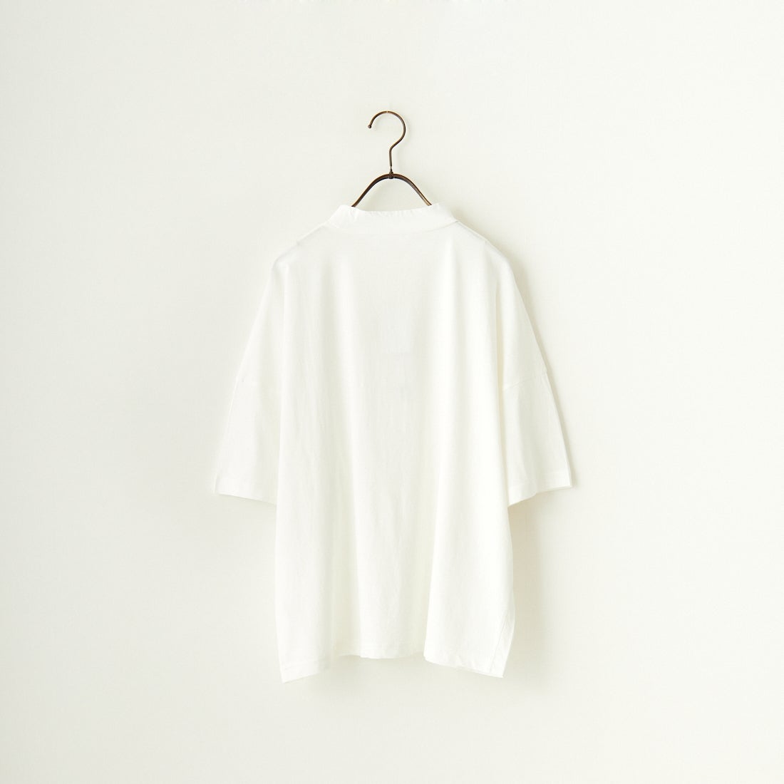 ESTROISLOSE [エストゥロワルーズ] プレミアム天竺 ハイネック 半袖Tシャツ [EC23201] 02 OFF