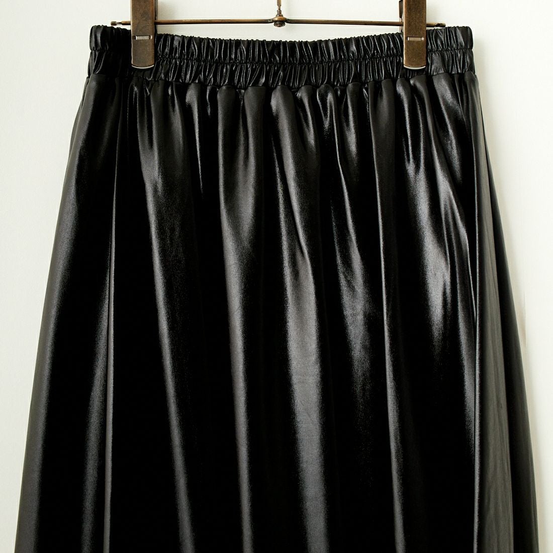 Jf Ready Made [ジェイエフレディメイド] メタリックフレアスカート [963-47841] 09 ﾌﾞﾗｯｸ