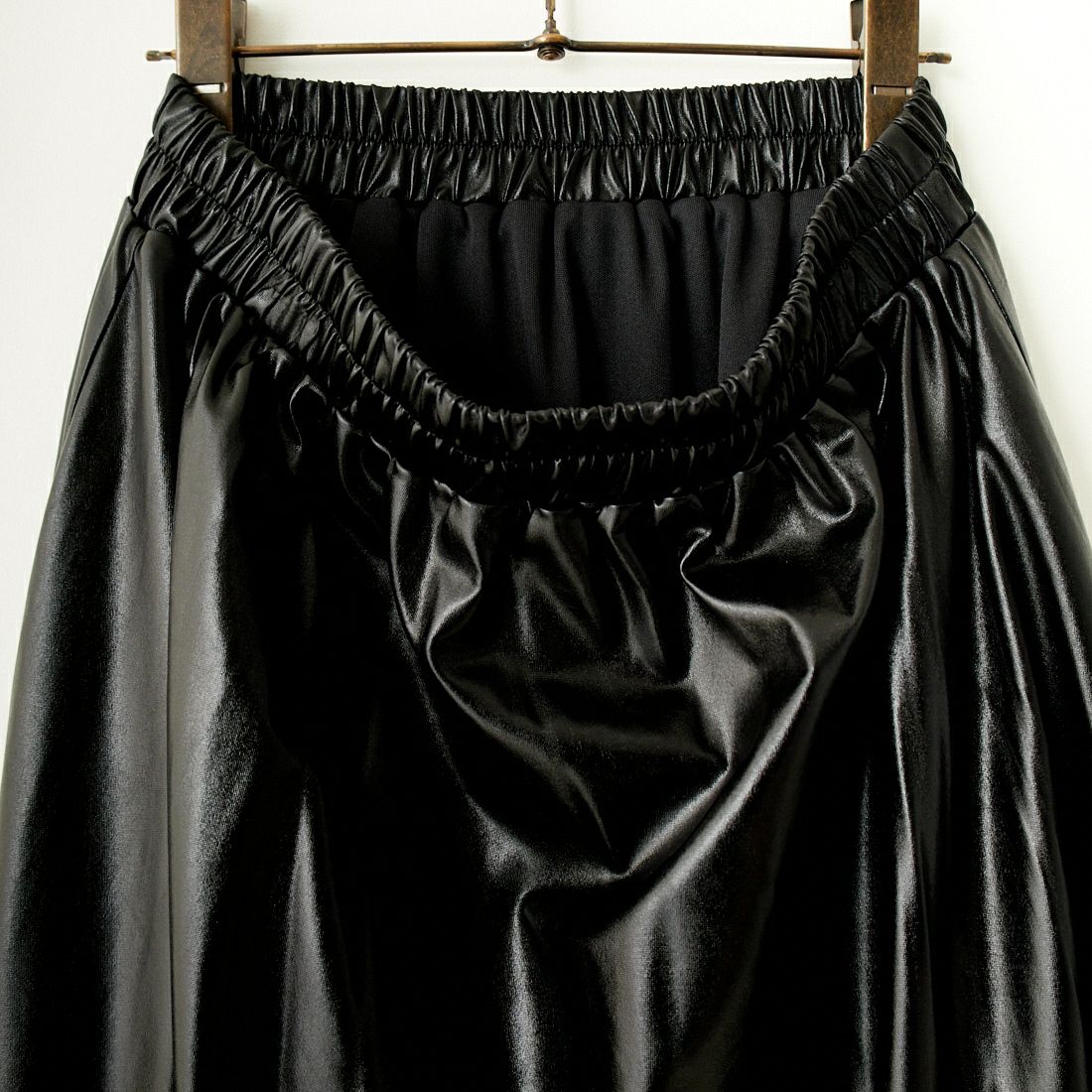 Jf Ready Made [ジェイエフレディメイド] メタリックフレアスカート [963-47841] 09 ﾌﾞﾗｯｸ