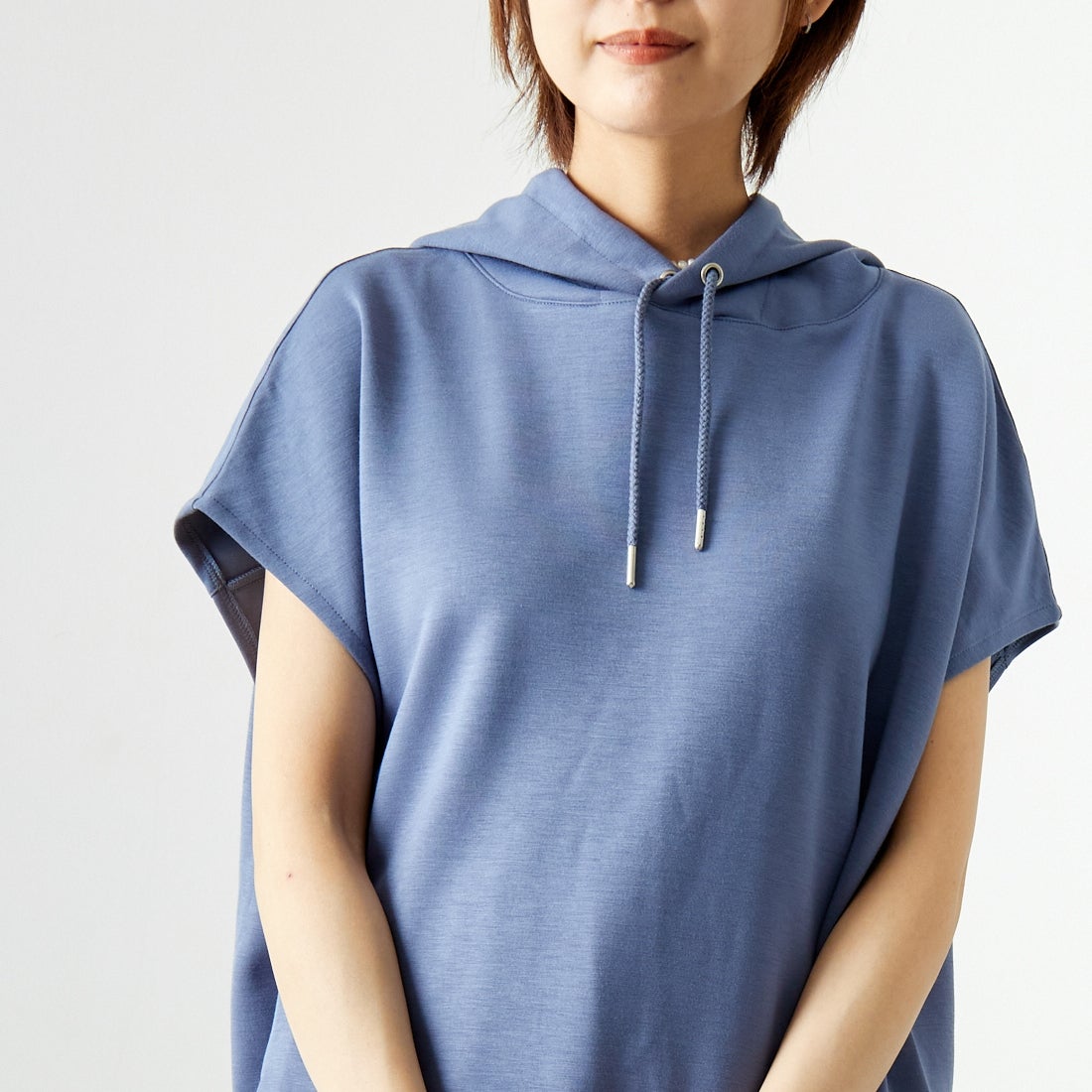 Maison de L'allure [メゾン ドゥ ラリュール] ダンボールフーディベスト [M24132054] 12 BLUE