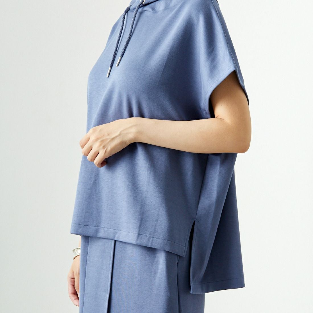 Maison de L'allure [メゾン ドゥ ラリュール] ダンボールフーディベスト [M24132054] 12 BLUE