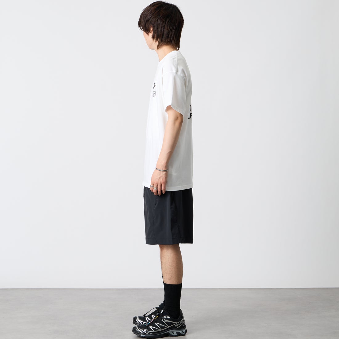 NIKE [ナイキ] NSW ショートスリーブTシャツ [DM6428] 100 ﾎﾜｲﾄ &&モデル身長：177cm 着用サイズ：M&&