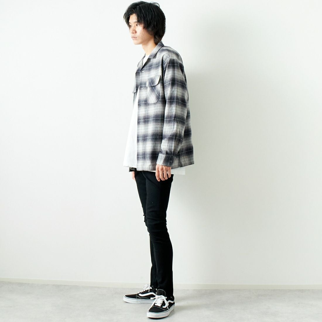 YANUK [ヤヌーク] タイトスリム NEIL/ニール [57243003] OWB &&モデル身長：182cm 着用サイズ：29&&