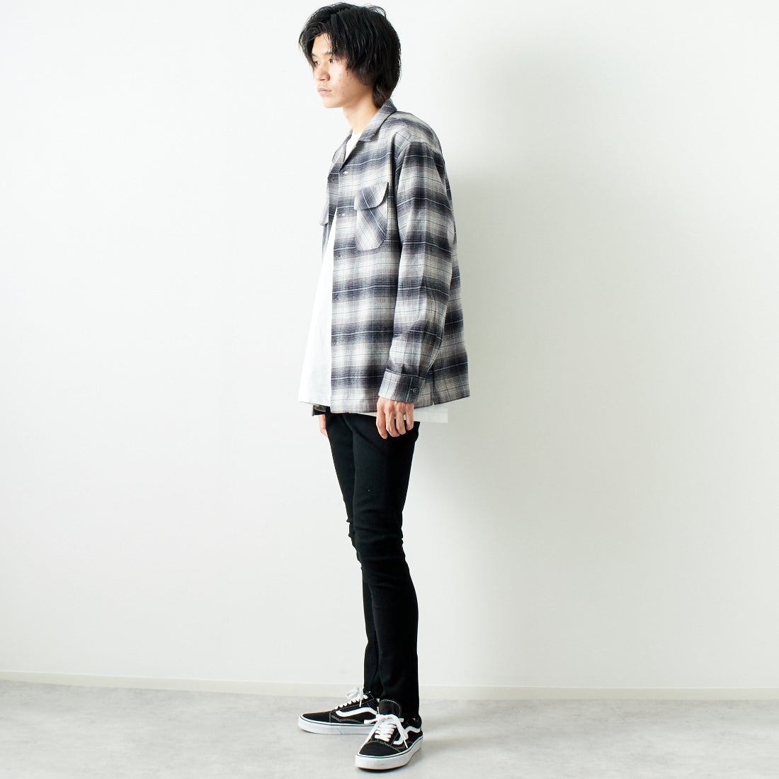 YANUK [ヤヌーク] タイトスリム NEIL/ニール [57243003] OWB &&モデル身長：182cm 着用サイズ：29&&