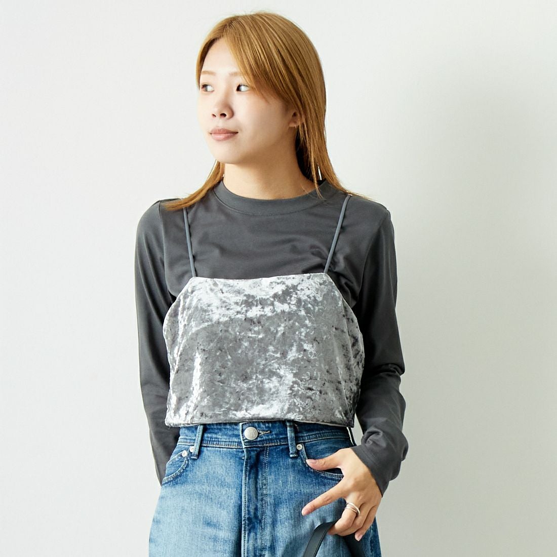 ﾁｬｺｰﾙ&&モデル身長：167cm 着用サイズ：2&&