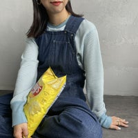 BLU/OFF BD&&モデル身長：163cm 着用サイズ：F&&