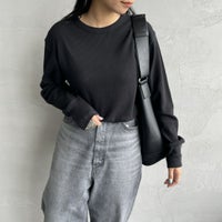 BLACK&&モデル身長：156cm 着用サイズ：F&&