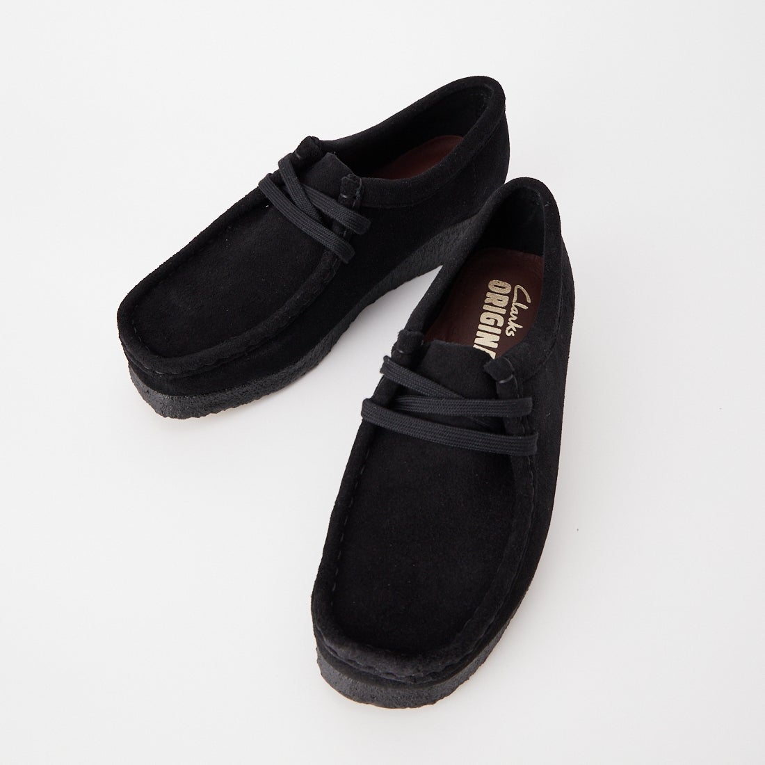 Clarks [クラークス] レディース ワラビー(ブラックスエード) [26155522] BLACK