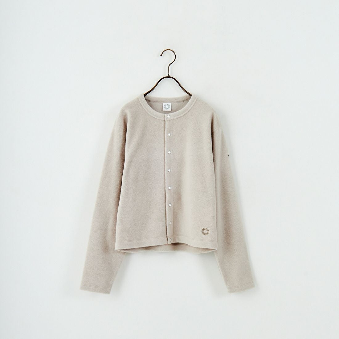 ORCIVAL [オーシバル] クルーネック フリースカーディガン [OR-C0378EFC] GREIGE