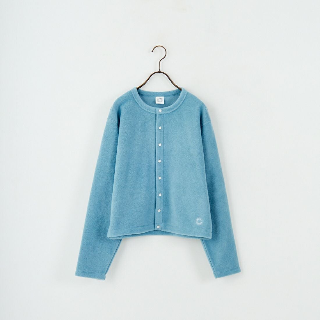 ORCIVAL [オーシバル] クルーネック フリースカーディガン [OR-C0378EFC] SAX