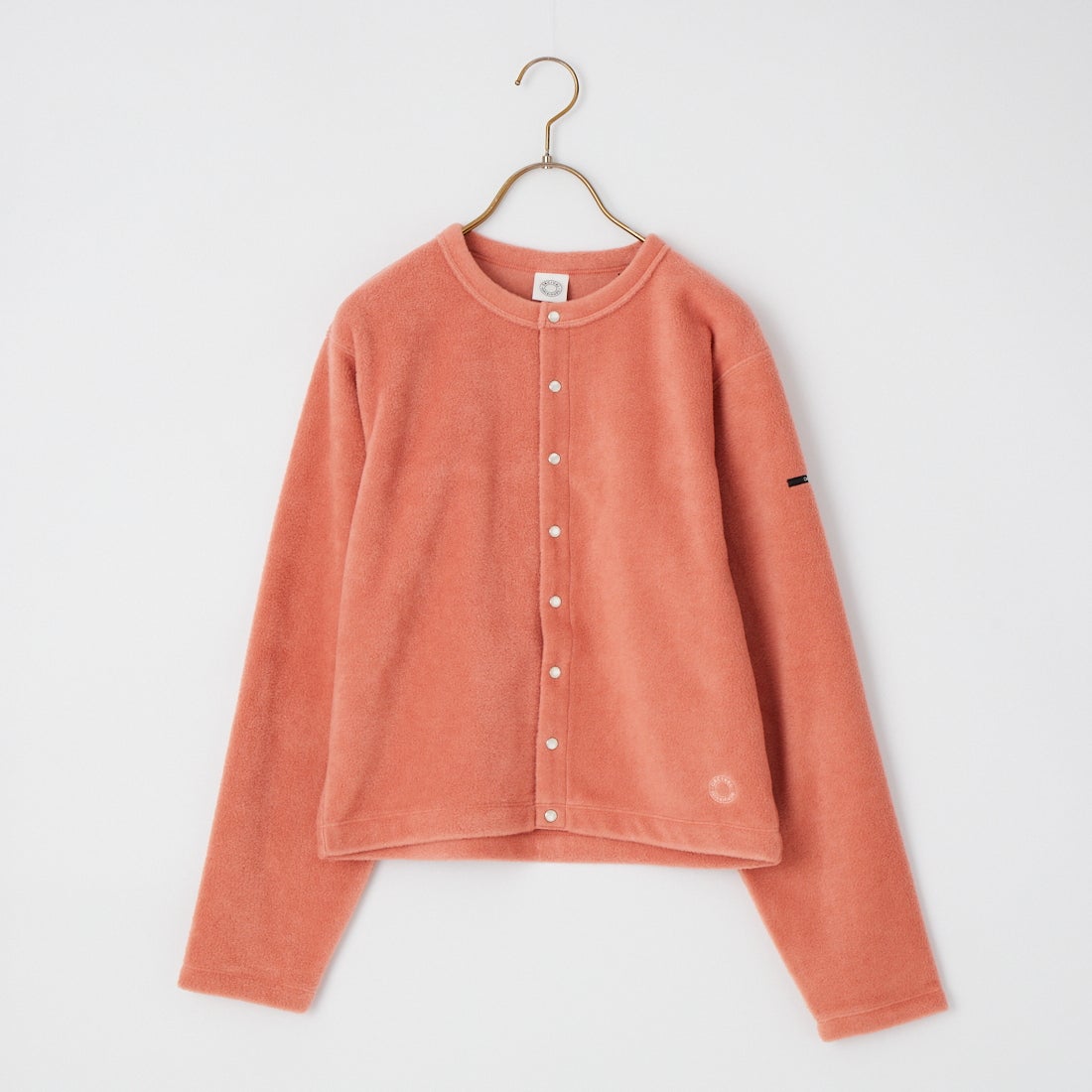 ORCIVAL [オーシバル] クルーネック フリースカーディガン [OR-C0378EFC] PINK