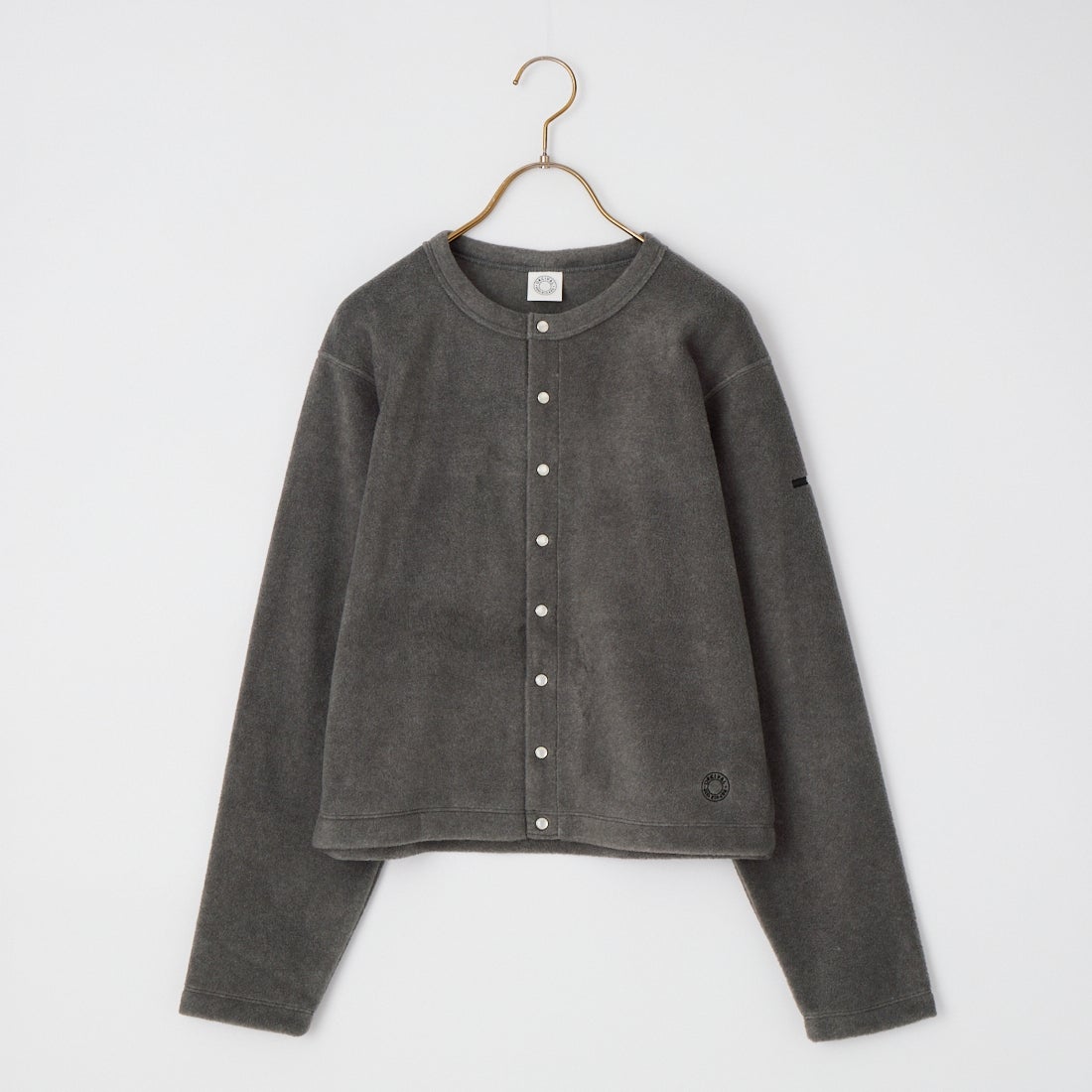 ORCIVAL [オーシバル] クルーネック フリースカーディガン [OR-C0378EFC] TOP GREY