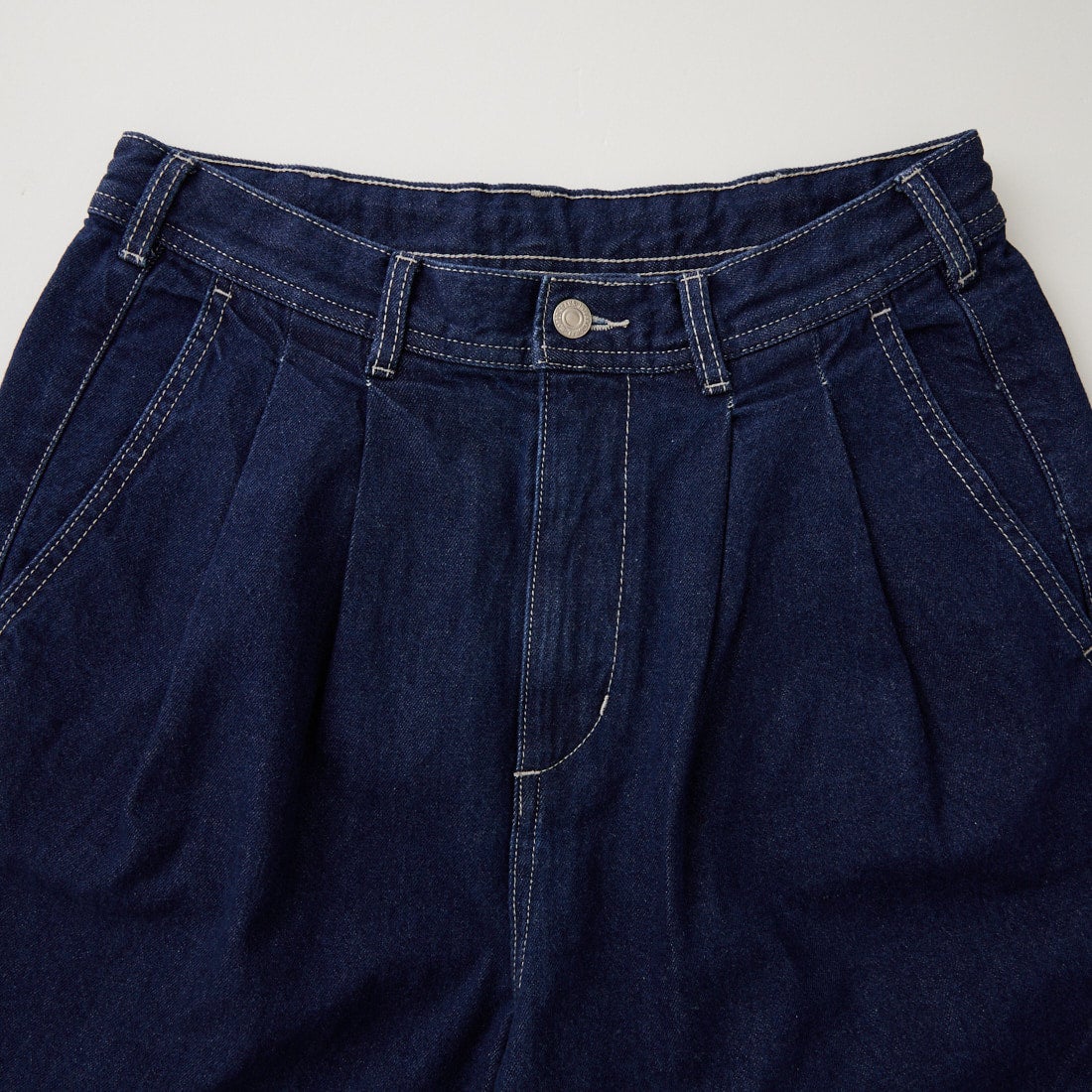 Jeans Factory Clothes [ジーンズファクトリークローズ] 2タックデニムワイドパンツ [JFC-224-052] ONE WASH