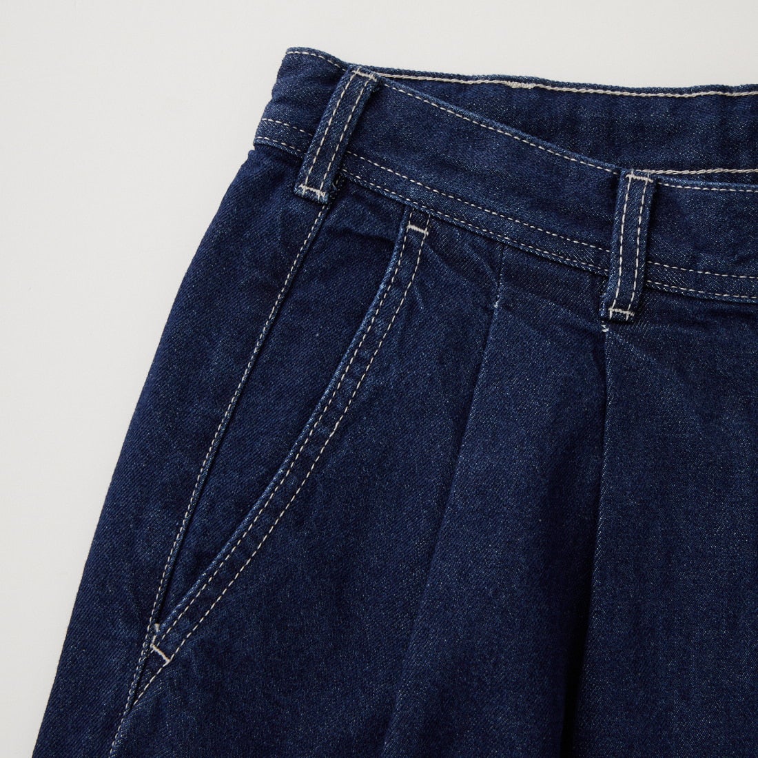Jeans Factory Clothes [ジーンズファクトリークローズ] 2タックデニムワイドパンツ [JFC-224-052] ONE WASH