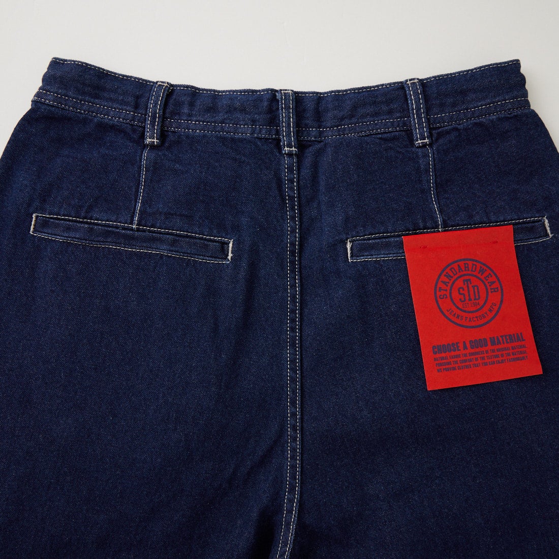 Jeans Factory Clothes [ジーンズファクトリークローズ] 2タックデニムワイドパンツ [JFC-224-052] ONE WASH