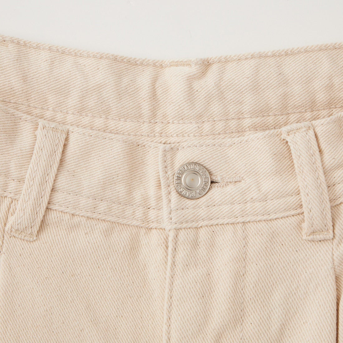 Jeans Factory Clothes [ジーンズファクトリークローズ] 2タックデニムワイドパンツ [JFC-224-052] NATURAL