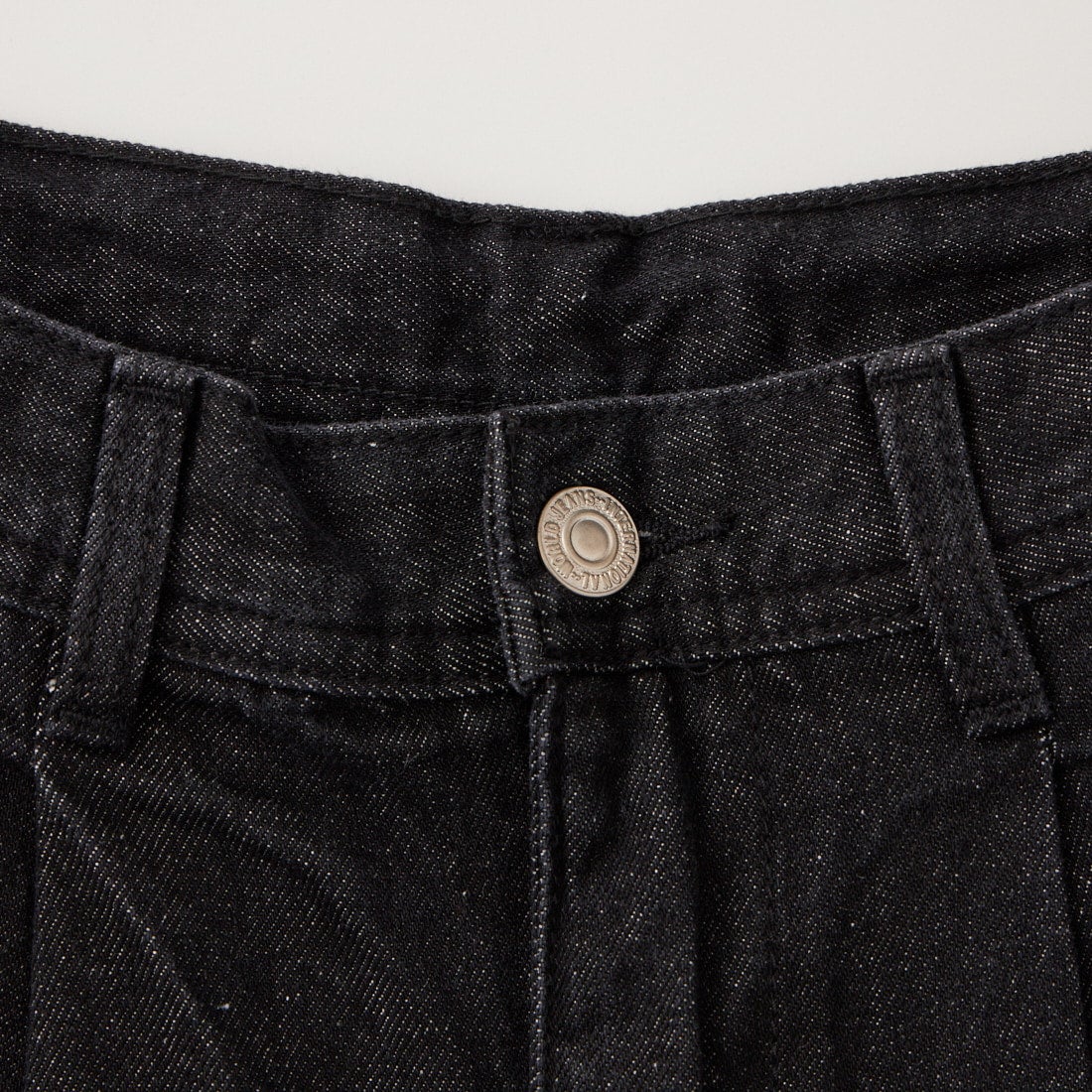 Jeans Factory Clothes [ジーンズファクトリークローズ] 2タックデニムワイドパンツ [JFC-224-052] BLACK USED