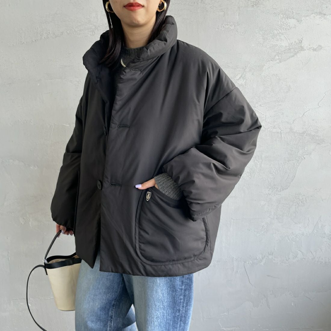 BLACK&&モデル身長：163cm 着用サイズ：1&&