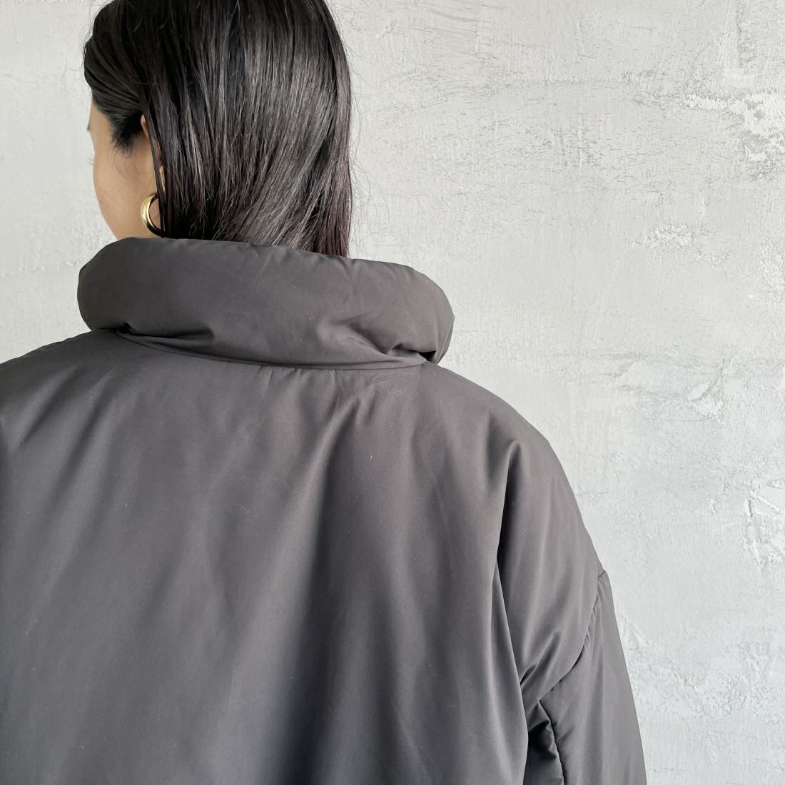 ORCIVAL [オーシバル] スタンドカラーブルゾン [OR-A0580BTT] BLACK