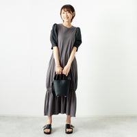 C.GRAY&&モデル身長：167cm 着用サイズ：F&&