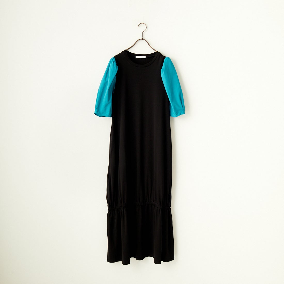Jeans Factory Clothes [ジーンズファクトリークローズ] スムースタフタスリーブカットワンピース [7445328] BLACK