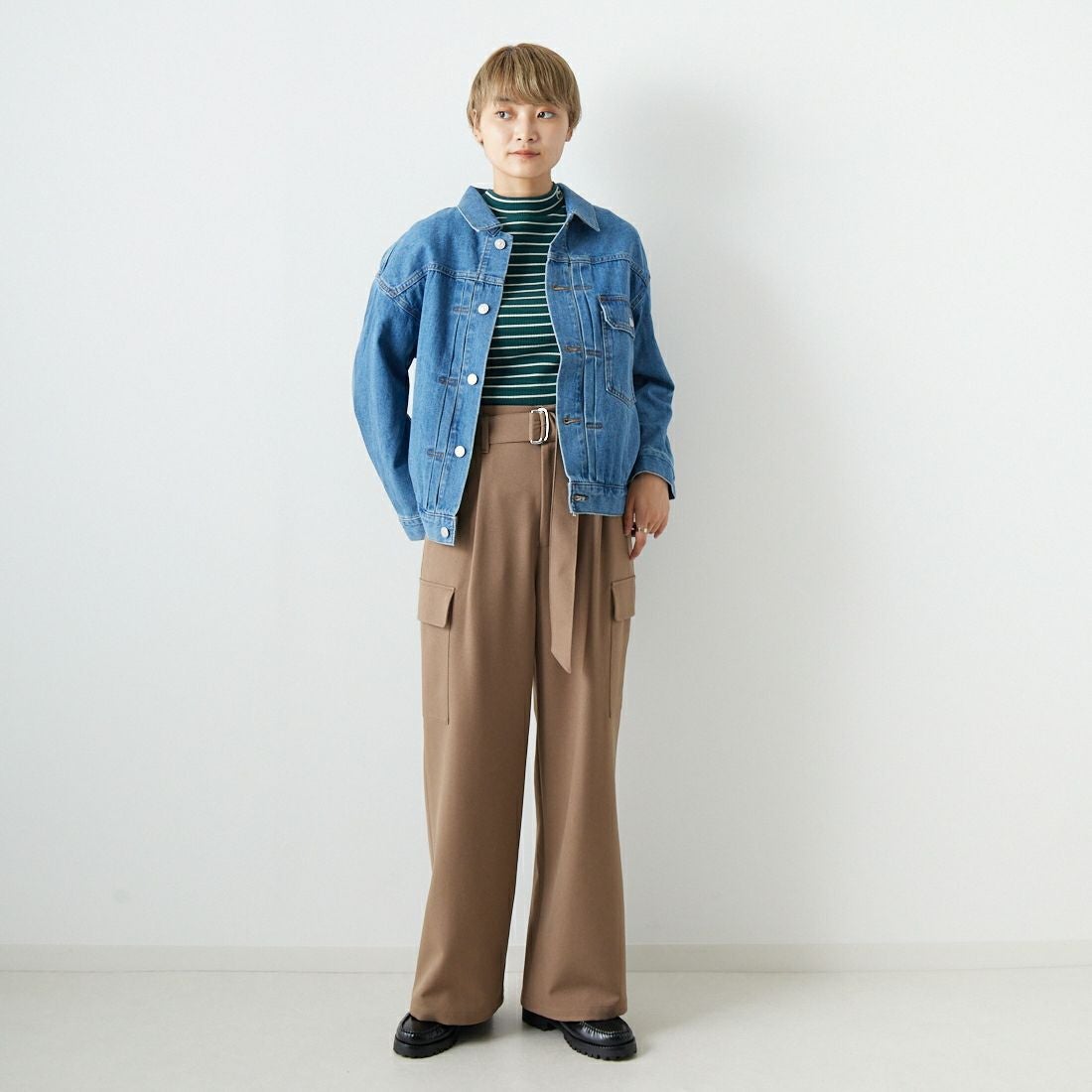 Noir Fabrik [ヌワールファブリック] ビックGジャン [NF-194-076] USED &&モデル身長：160cm 着用サイズ：XS&&