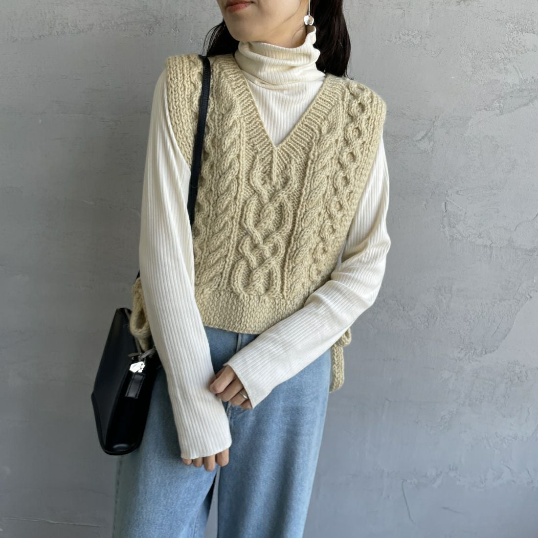 NEPAL HAND KNIT [ネパールハンドニット] 別注 ハンドニット サイド