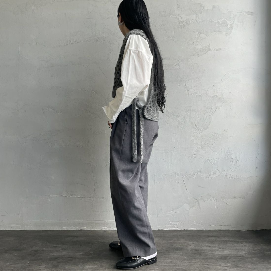 NEPAL HAND KNIT [ネパールハンドニット] 別注 ハンドニット サイド